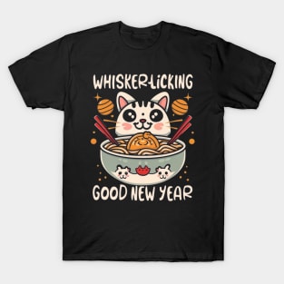 Whisker-Licking Good New Year T-Shirt